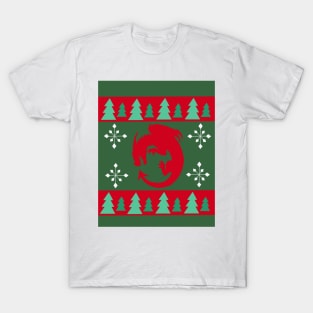 Dragon Christmas Ugly Sweater T-Shirt